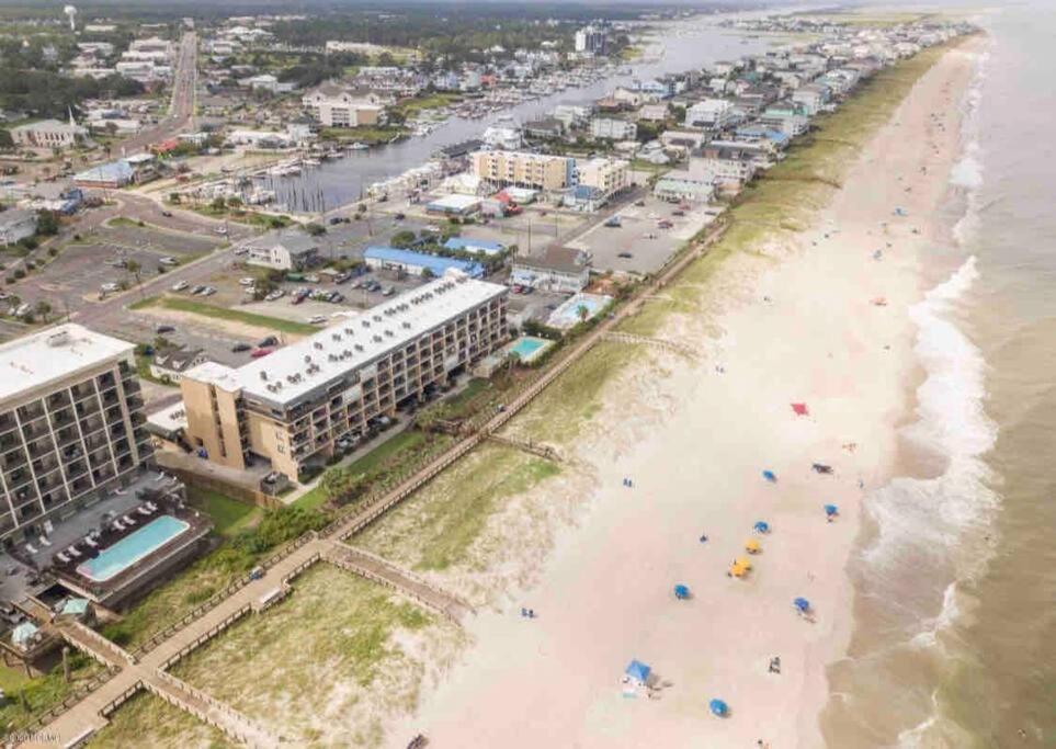 Beachfront-Boardwalk-Elevator-Pool-Free Parking For 2 Cars! Villa Carolina Beach Exterior photo